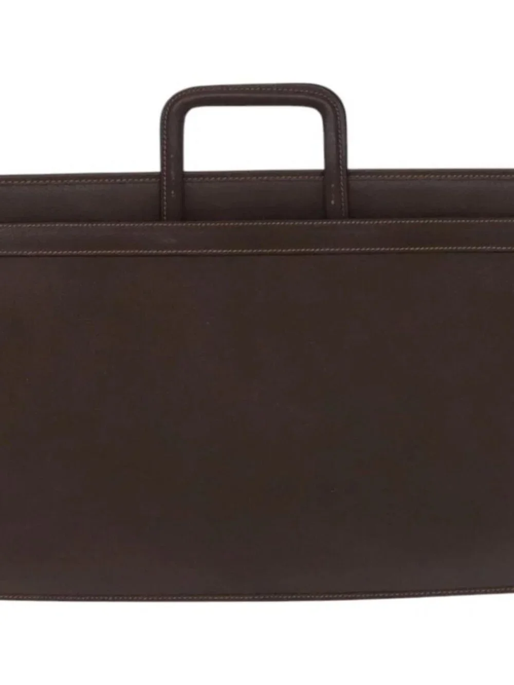 GUCCI Business Bag Leather 2way Brown Auth ep8518